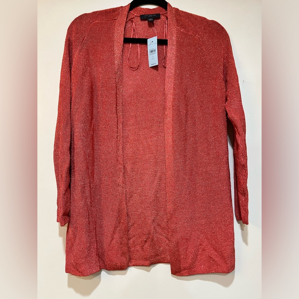Ann Taylor shimmery cardigan